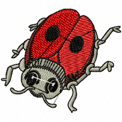 Lady Bugs Embroidery Design 2